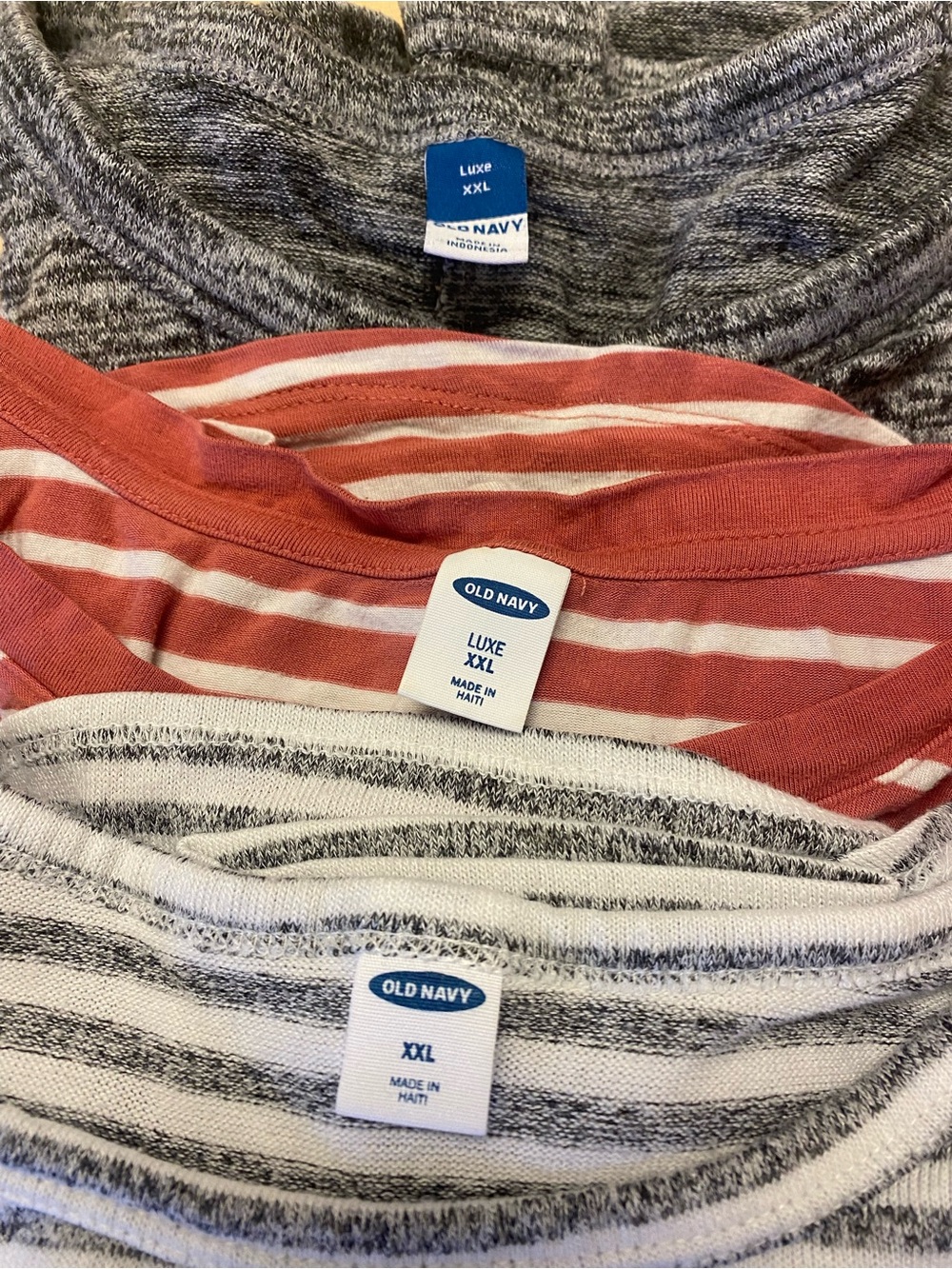Lot of 5 Long Sleeved T-shirts, XXL. - Picture 2 of 3